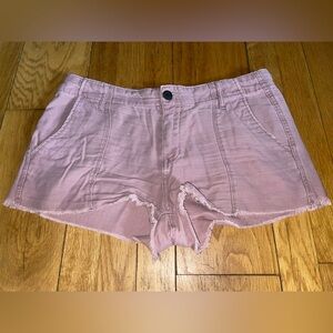 Aeropostale Pink Frayed Shorts